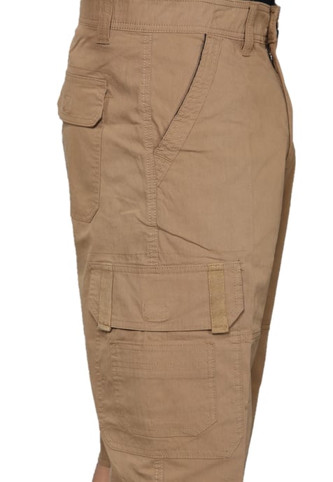 Schnell trocknende Cargo-Shorts für Herren mit mehreren Taschen in Khaki - Image 4