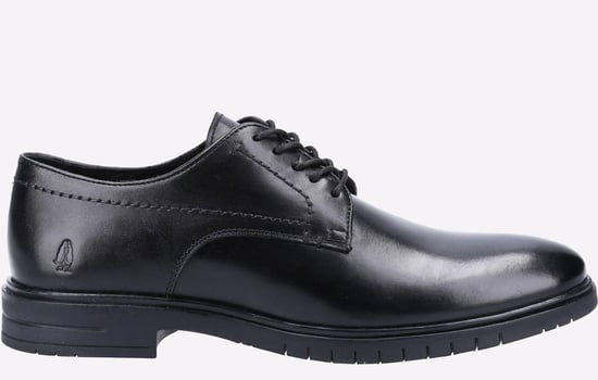 Hush Puppies Sterling Schwarze Herren Schnürschuhe Aus Leder - Image 1