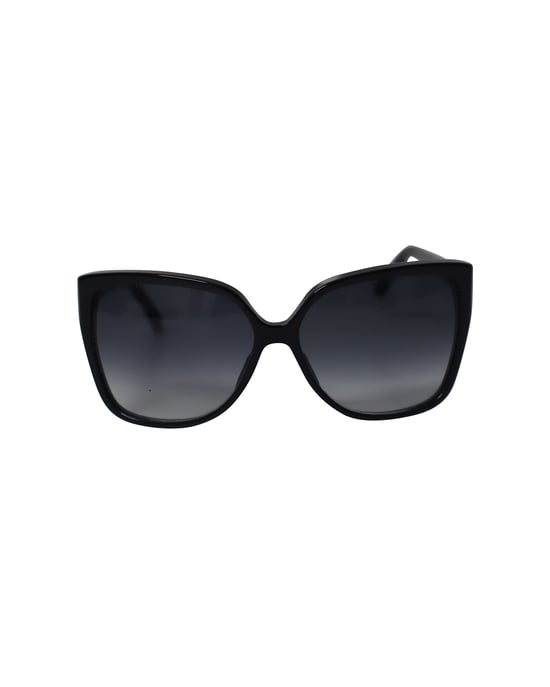 Gucci Klassische Quadratische Sonnenbrille aus schwarzem Acetat - Image 1