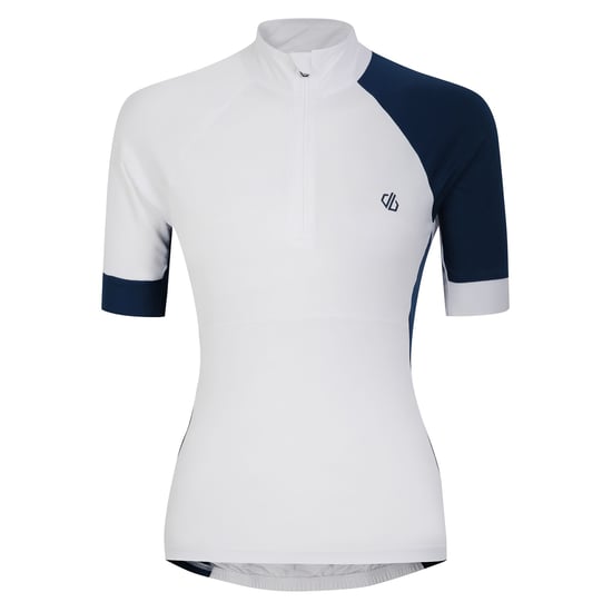 Dare 2B Womens/Ladies Compassion III Jersey Cycling Top (White/Moonlight Denim)