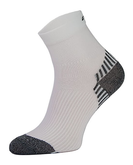 COMODO - Unisex Chaussettes de Contention pour Running Compression pour Sport - Blanc - Image 1