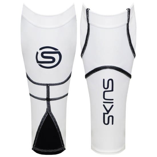 Skins Essentials Herren Weiße Kompressions-Wadenstrümpfe MX - Image 2