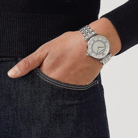 Emporio Armani Gianni T-bar Women's Silver Watch AR1908