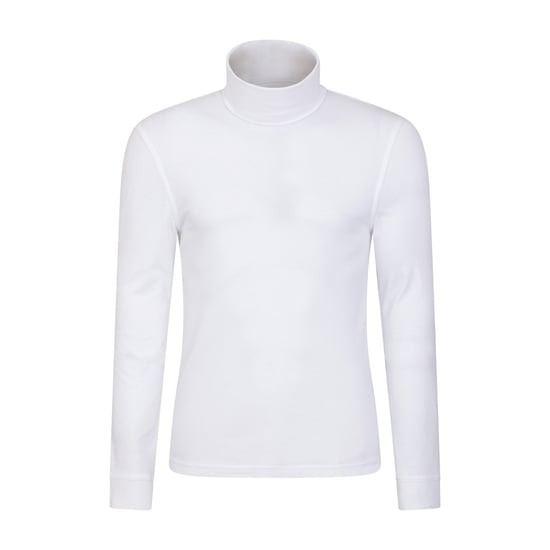 Mountain Warehouse Mens Meribel Cotton Thermal Top (White)