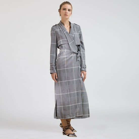 Langer Tartan-Mantel - Image 3