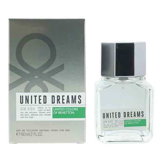 Benetton United Dreams Aim High Eau de Toilette 60ml Spray For Men