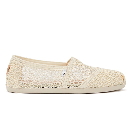 Toms Apargata Crochet Natural Espadrilles Damen Beige Sandale - Image 4