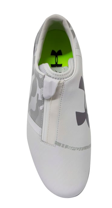 Under Armour UA Spotlight White Leder FG Football Stiefel - Herren - Image 5