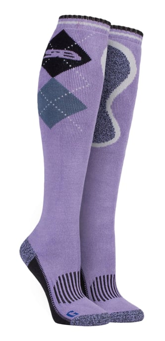 Kniehohe lange Damen-Reitstiefelsocken aus Baumwolle - Image 1