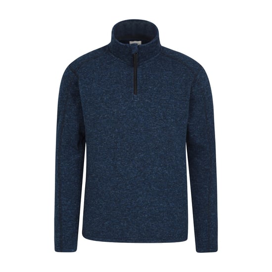Mountain Warehouse Mens Idris II Half Zip Fleece Top (Navy)