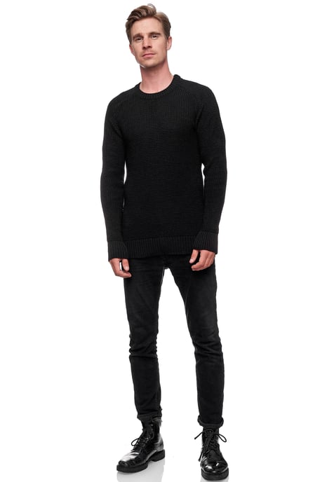 Rusty Neal Pullover Casual Fit Schwarz - Image 3