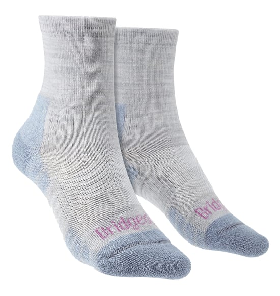 Bridgedale - Womens Wandern Merino Socken - Grau / Smoky Blue - Image 1