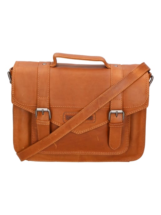 Hill Burry Briefcase men COGNAC