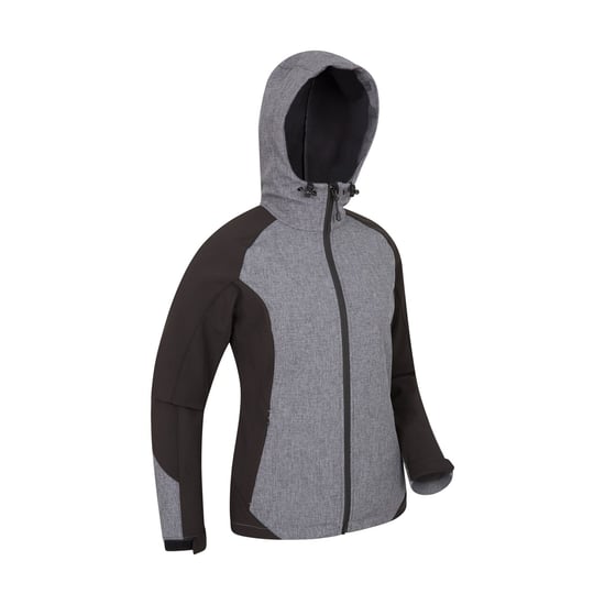 Mountain Warehouse Damen/Damen Illuminate Reflektierende Soft Shell Jacke (Schwarz) - Image 3
