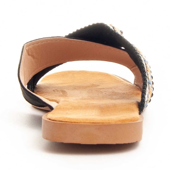 Montevita Flipp5 Flachsandale in Schwarz - Image 6
