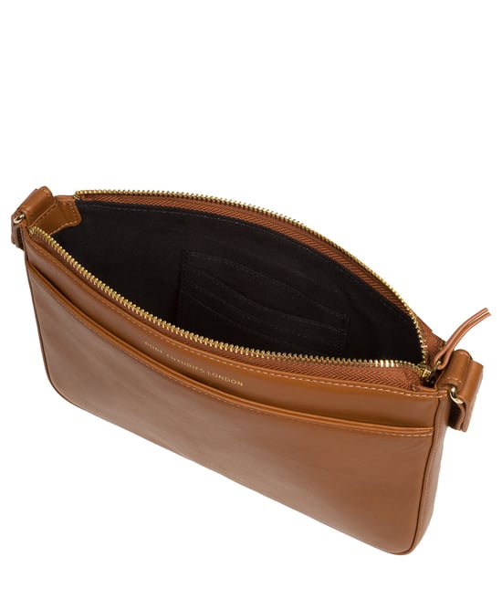 Raye' Oak Nappa Leather Cross Body Bag