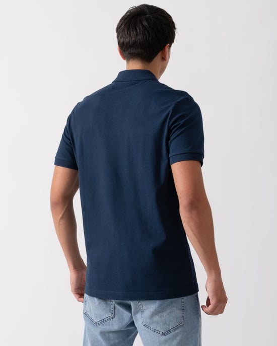 BOSS Orange Passenger Herren Stretch-Cotton Slim-Fit Polo-Shirt mit Logo-Patch - Image 4