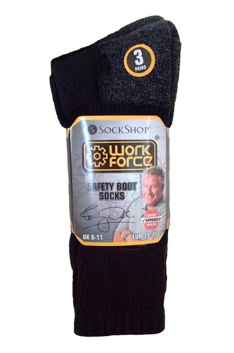 Work Force - Herren 3 Pack Heavy Duty Arbeitssocken für Stahlkappenstiefel - Image 2