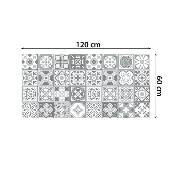 Purbeck Stone Tiles Floor Stickers 120cm x 60 cm, Kitchen, Bathroom, Living room, Self-adhesive