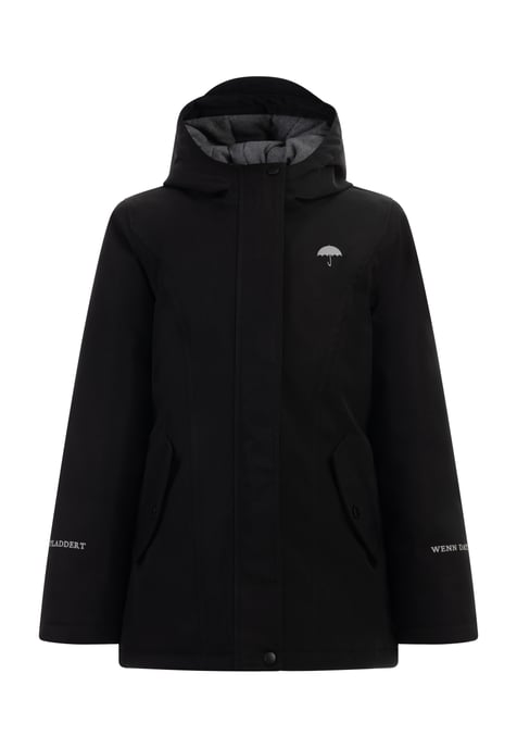Schmuddelwedda Winterjacke Mädels schwarz - Image 1