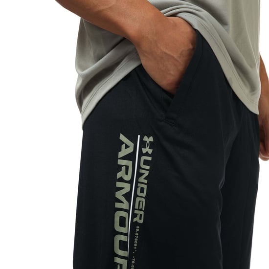 Short UA Tech logotype Under Armour Pour Homme en Noir - Image 6