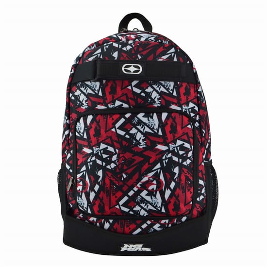 No Fear Print Skate Backpack Bag