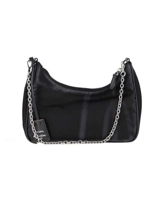 Prada Re-Edition 2005 Re-Nylon Mini Bag aus schwarzem Nylon - Image 3