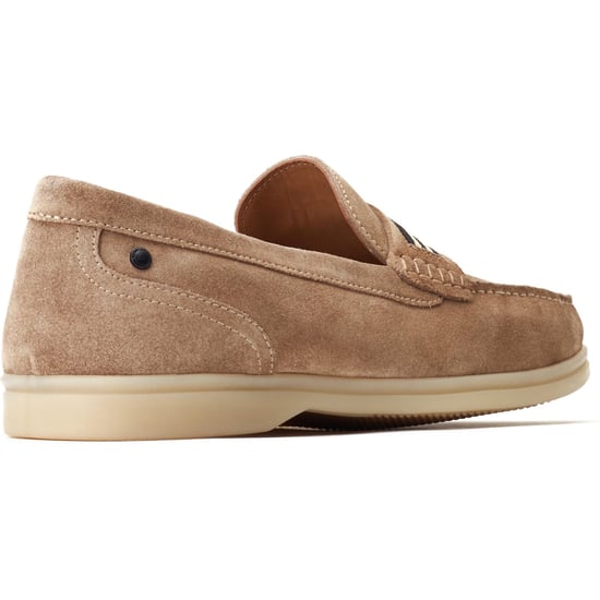 Base London Drum Leder Herren Sand Loafers - Image 2