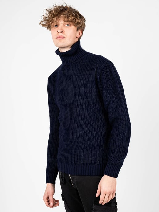 Xagon Man Pullover Herren dunkelblau - Image 3