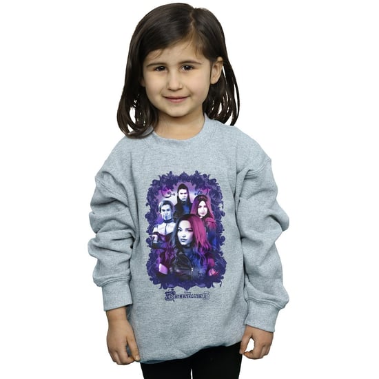 Disney - "The Descendants Attitude" Sweatshirt für Mädchen (Grau) - Image 2