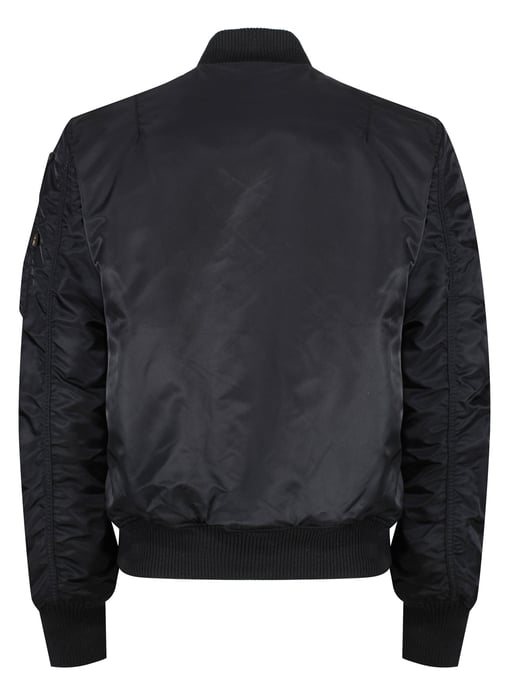 Alpha Industries Herren MA-1 VF NASA Bomberjacke in Schwarz - Image 6
