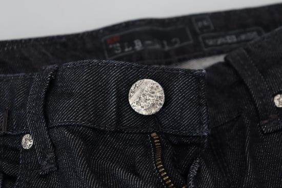 Acht Black Cotton Low Waist Slim Fit Women Casual Denim Women's Jeans