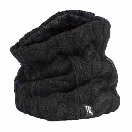 Wärmehalter - Ladies Thick Cable Knit Fleece Lined Neck Warmer - Image 1