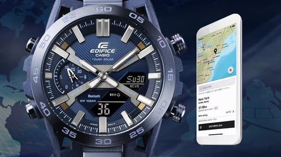 Casio Edifice Sospensione Herren Blau Uhr ECB-2000CB-2AEF - Image 4