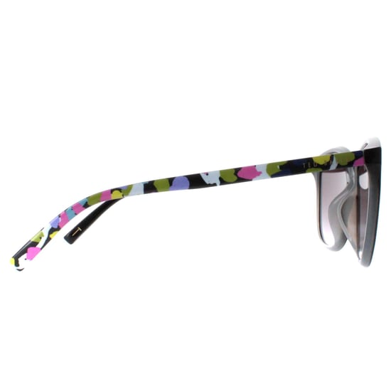 Ted Baker Round Womens Gloss Black Grey Gradient TB1646 Delfi