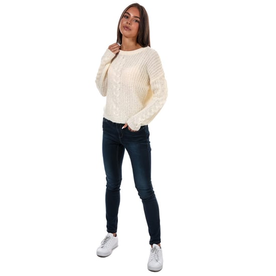 Pull Cable Detail Brave Soul Pour Femme en Crème - Image 3