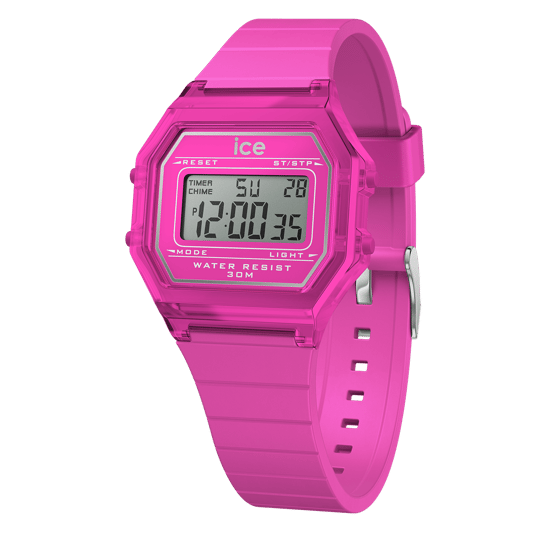 Ice Watch Ice Digit Retro - Neonpink - Klare Mädchenuhr in Pink 022887 - Image 1
