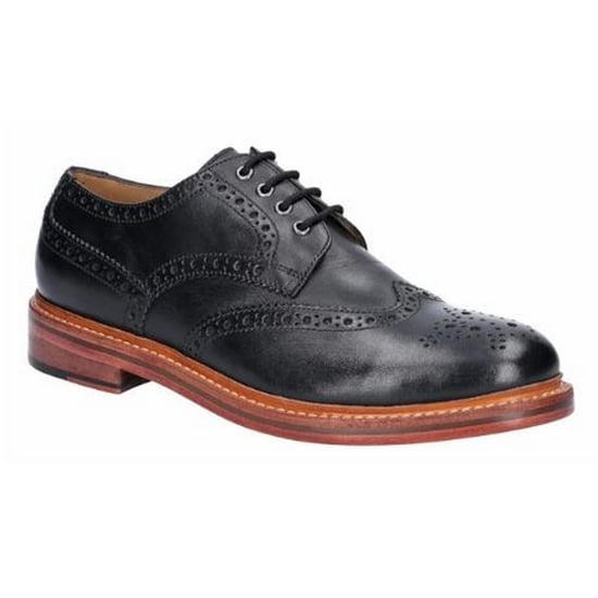Cotswold Herren Quenington Goodyear Welt Lace Up Lederschuh (Schwarz) - Image 1