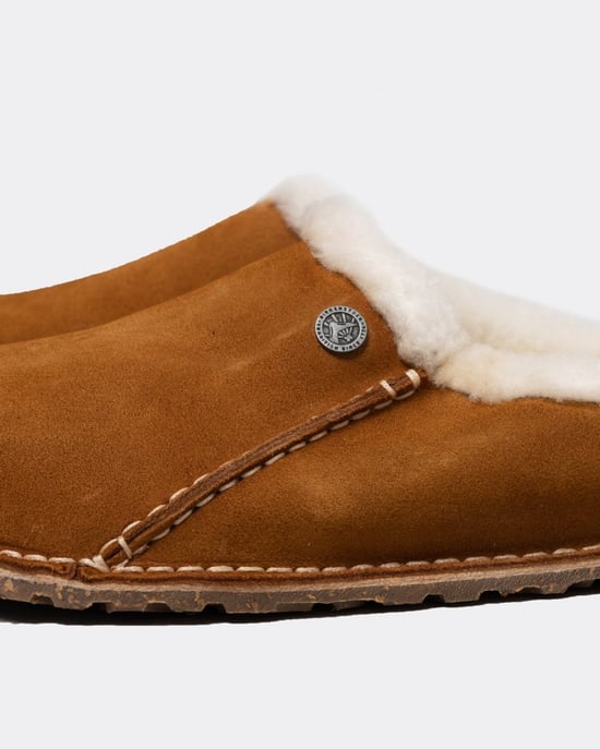 Birkenstock Zermatt Premium Shearling Suede Womens Clogs - Image 2