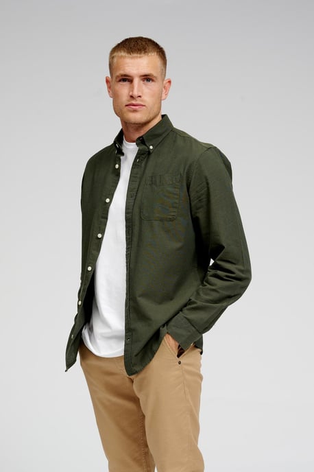 The Original Performance Oxford Shirt - Forest Night