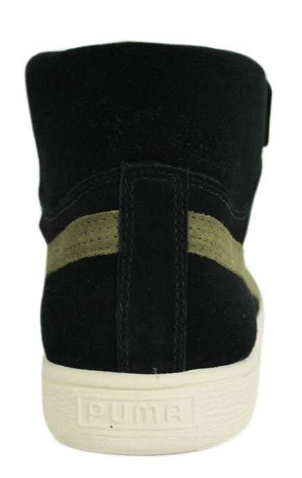 Puma Wildleder Mid Classic+ GTX Herren Trainer Casual Black 357043 02 B28A - Image 3