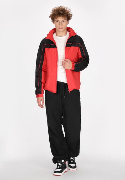 Mo Jacke Herren rot schwarz - Image 2