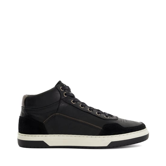 Dune Mens Sydnies - Contrast Perforated High Top Trainers