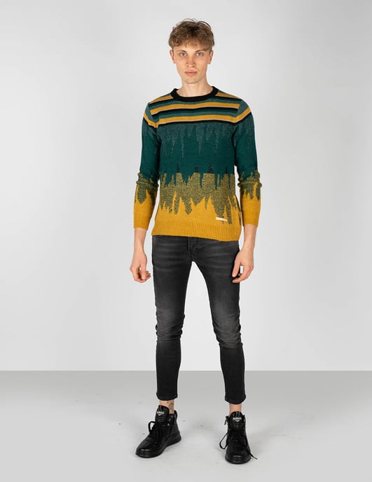 Takeshy Kurosawa Pullover Degrade Herren gelb - Image 2
