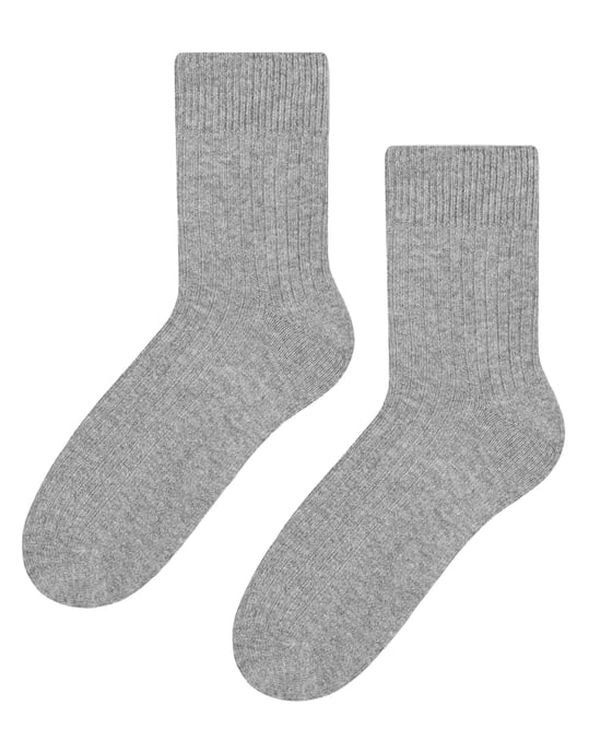 Womens Wool Dress Socks | Steven | Atmungsaktive Warme Socken für Damen -Grau - Image 1