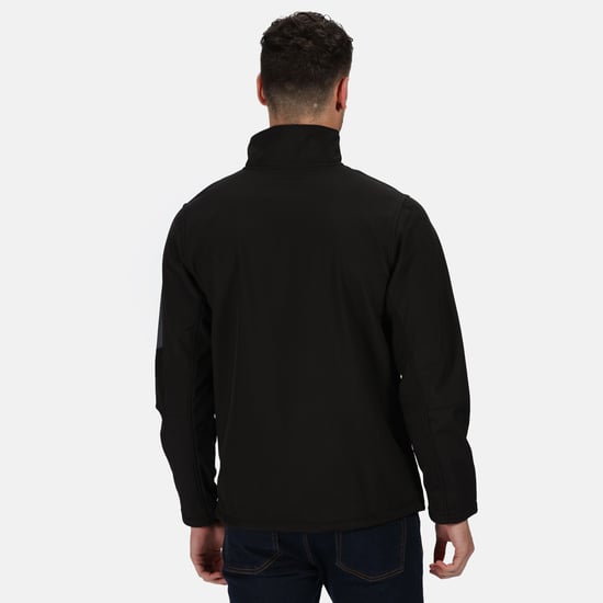 Regatta Standout Mens Arcola 3 Layer Waterproof And Breathable Softshell Jacket (Black/Seal Grey)