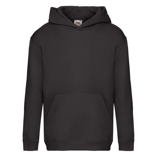 Fruit of the Loom - "Premium" Sweatshirt mit Kapuze für Kinder (Schwarz) - Image 1