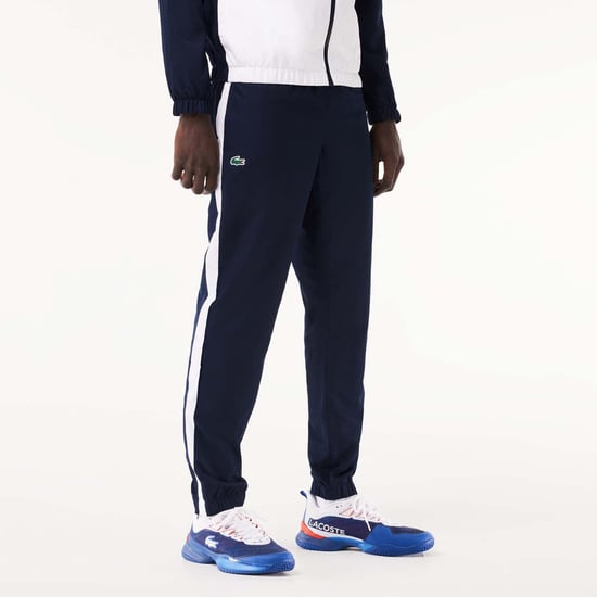 Men's Lacoste Sportsuit Tennis Tracksuit in Navy-White