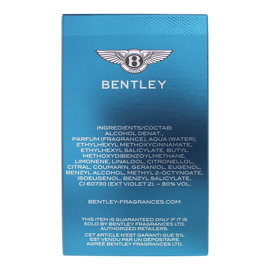 Bentley For Men Azure Eau de Toilette 100ml - Image 4