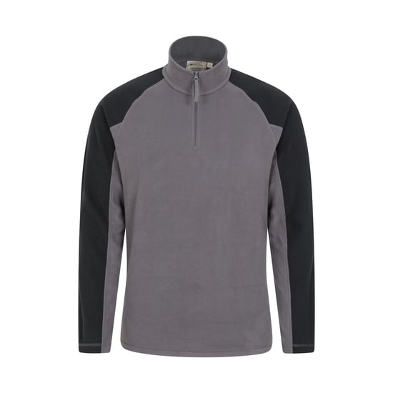 Mountain Warehouse Herren Ashbourne II Hälfte Zip Fleece Top (dunkelgrau) - Image 1